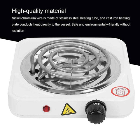 Portable single-burner electric hot plate
